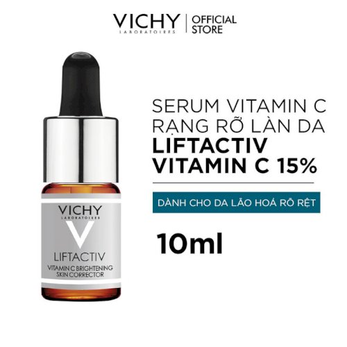 Dưỡng Chất Vichy 15% Vitamin C Làm Sáng Da, Mờ Nhăn 10Ml